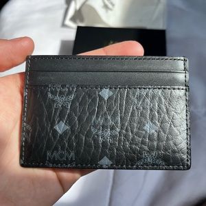 MCM Card holder black and grey